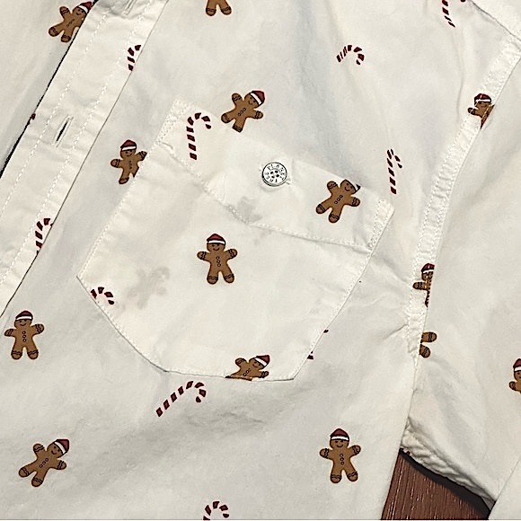 Free Planet Christmas holiday shirt - boys 14/16 - kids Santa outfit Xmas party - Picture 8 of 8